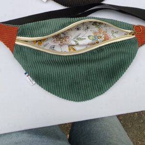 Sac banane vert foret