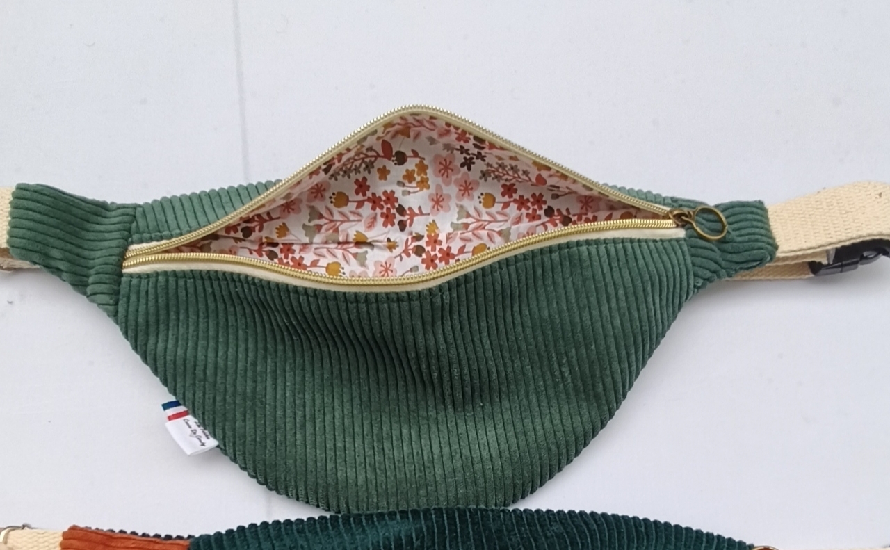 Sac banane vert foret